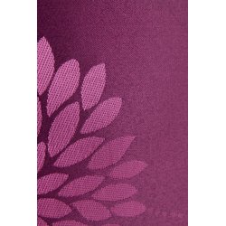 Stock 0 - Coussin Jacquard Motif Floral Nature Violet...