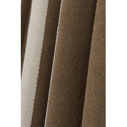Magnifique Rideau Style Marin à Oeillets 140 x 260 cm Tissu Lourd Aspect Toile à Rayures Verticales Epaisses Bicolores