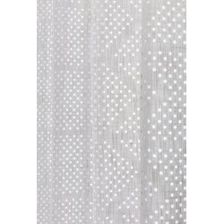 Rideau 140 x 280 cm à Oeillets Grande Hauteur Effet Lin Perforation Tissu Gris