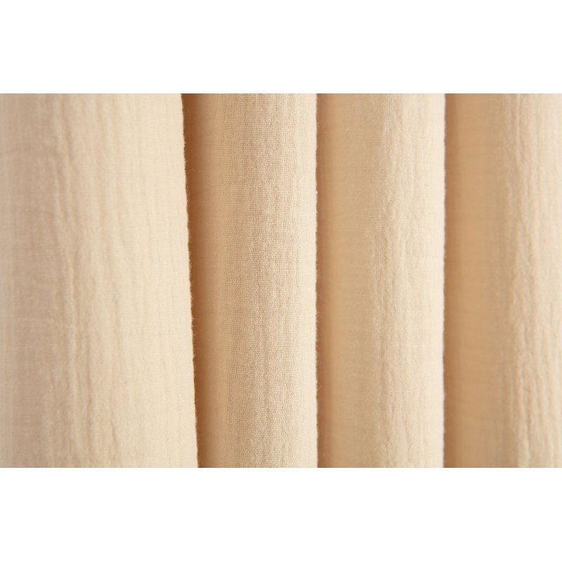 Rideau Double Gaze De Coton Atout Ciel 130x240cm - Œillets, Beige, Tamisant Prêt à Poser