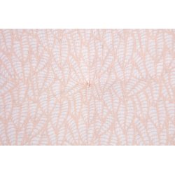 Zoom de Coussin de Sol 100% Coton 60 x 60 x 8 cm Non Déhoussable avec Poignée et Surpiqûre Motif Feuillage Imprimé Rose