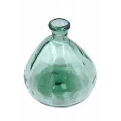 Vase 10L 33 x 33 cm Forme Boule Verre Recyclé Transparent
