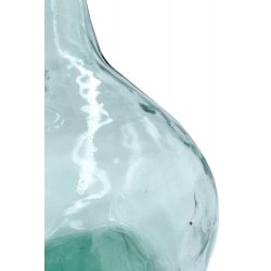 Vase Dame Jeanne 16L 29 x 42 cm Forme Carafe Verre Recyclé Transparent