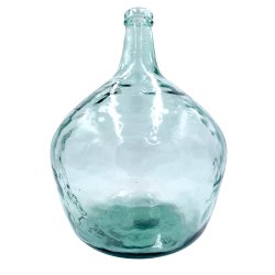 Vase Dame Jeanne 16L 29 x 42 cm Forme Carafe Verre Recyclé Transparent