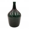 Vase Dame Jeanne  27 x 15 cm Verre Recyclé Forme Bouteille Vert