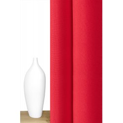 Rideau 140 x 240 cm à Œillets Classique Rouge