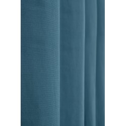 Rideau 100% Coton 140 x240 cm à Œillets Bleu Jean