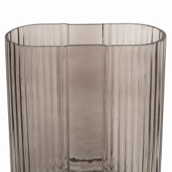 Vase Verre 16,7 x 23,4 cm Style Nordique Uni Taupe