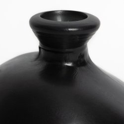 Vase Verre Recyclé 18 x 18 cm Forme Boule Asymétrique...