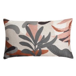 Housse de Coussin 30 x 50 cm Motif Feuilles Imprimé...