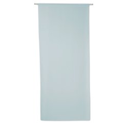 Vitrage 90 x 210 Passe Tringle Uni Bleu Baltique