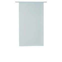 Paire de Vitrages 60 x 120 cm Passe Tringle Uni Bleu...