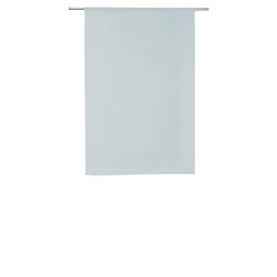 Paire de Vitrages 60 x 90 cm Passe Tringle Uni Bleu Baltique