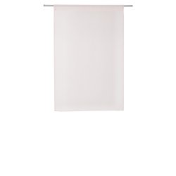 Paire de Vitrages 60 x 90 cm Passe Tringle Uni Rose Blush