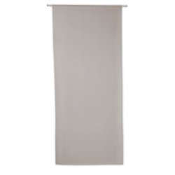 Vitrage 90 x 210 Passe Tringle Uni Gris Poivre