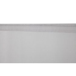 Vitrage 90 x 210 cm Passe Tringle Uni Gris Galet