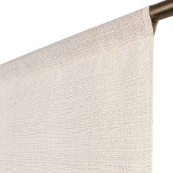 Paire de Vitrages 60 x 180 cm Passe Tringle Fil Lurex...