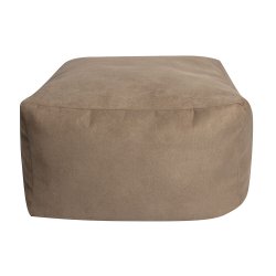 Coussin de Sol 50 x 50 x 30 cm Effet Cuir Vieilli Style...