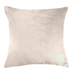 Housse de Coussin 39 x 39 cm Toucher Doux Ivoire