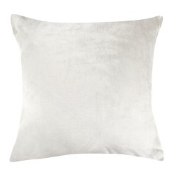 Housse de Coussin 39 x 39 cm Toucher Doux Blanc