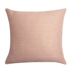 Housse de Coussin 60 x 60 cm Fil Lurex Doré Rose