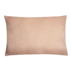 Housse de Coussin 40 x 60 cm Fil Lurex Doré Rose