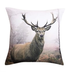 Housse de Coussin 40 x 40 cm Photoprint Motif Cerf Imprimé