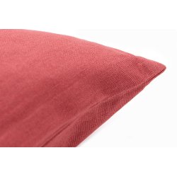 Housse de Coussin 100% Coton 30 x 50 cm Uni Rouge