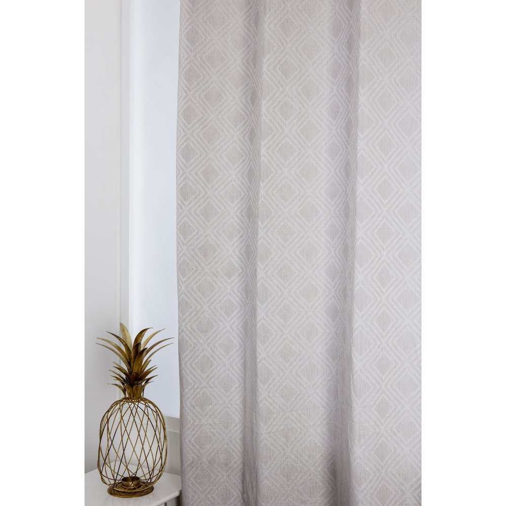 Polyester Blanc 39x78inch Parfaits pour Les fenêtres et la décoration de la Maison HSYLYM Rideaux Jacquard en Polyester 100x200cm